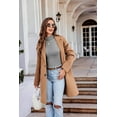thumbnail image 4 of Ekouaer Women's Turtleneck Long Sleeve Shirts Thermal Underwear Tops Basic Slim Fit Fall Fashion Lightweight Top, 4 of 6