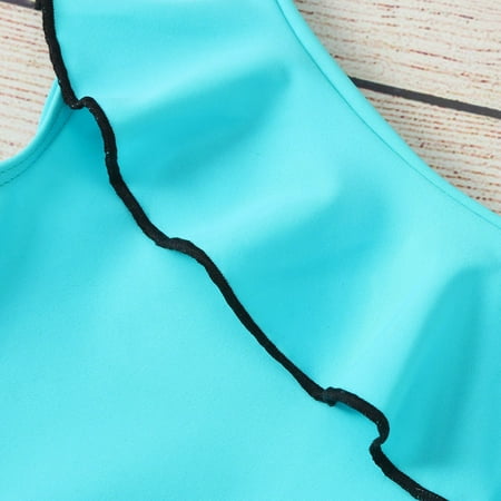 

Cathalem 18 Month Girls Swimsuit Toddler Baby Girls Ruffle Solid Swimsuit Jumpsuit Swimwear Bathing Bathing Suit Girl Size 12 Swimwear Blue 2-3 Years