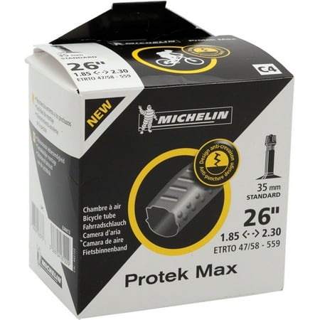 Michelin C4 Protek Max Bicycle Tube - Black/White Box