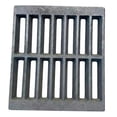 thumbnail image 2 of Terraxo Grille en Fonte Grille de Cuisson en Fonte Robuste Grille de Fond de Four Grille de Gril Grille de Four Couche de Protection Résistante à la Rouille Convient pour l'Extérieur Ga S, 2 of 8