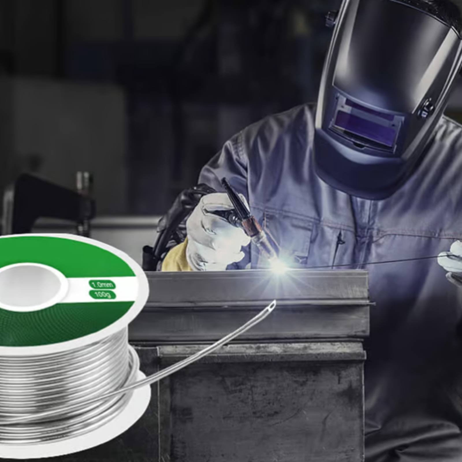 Toolix Hot Sale! Aluminum Stainless Melt Soldering Wire Tin Core For Electrical Soldering For Repair Tiny Solder,A
