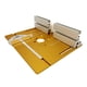 thumbnail image 1 of Placa de inserción de aluminio para mesa de fresadora, para bancos de carpintería, sierras de mesa y recortadoras. dorado, 1 of 9