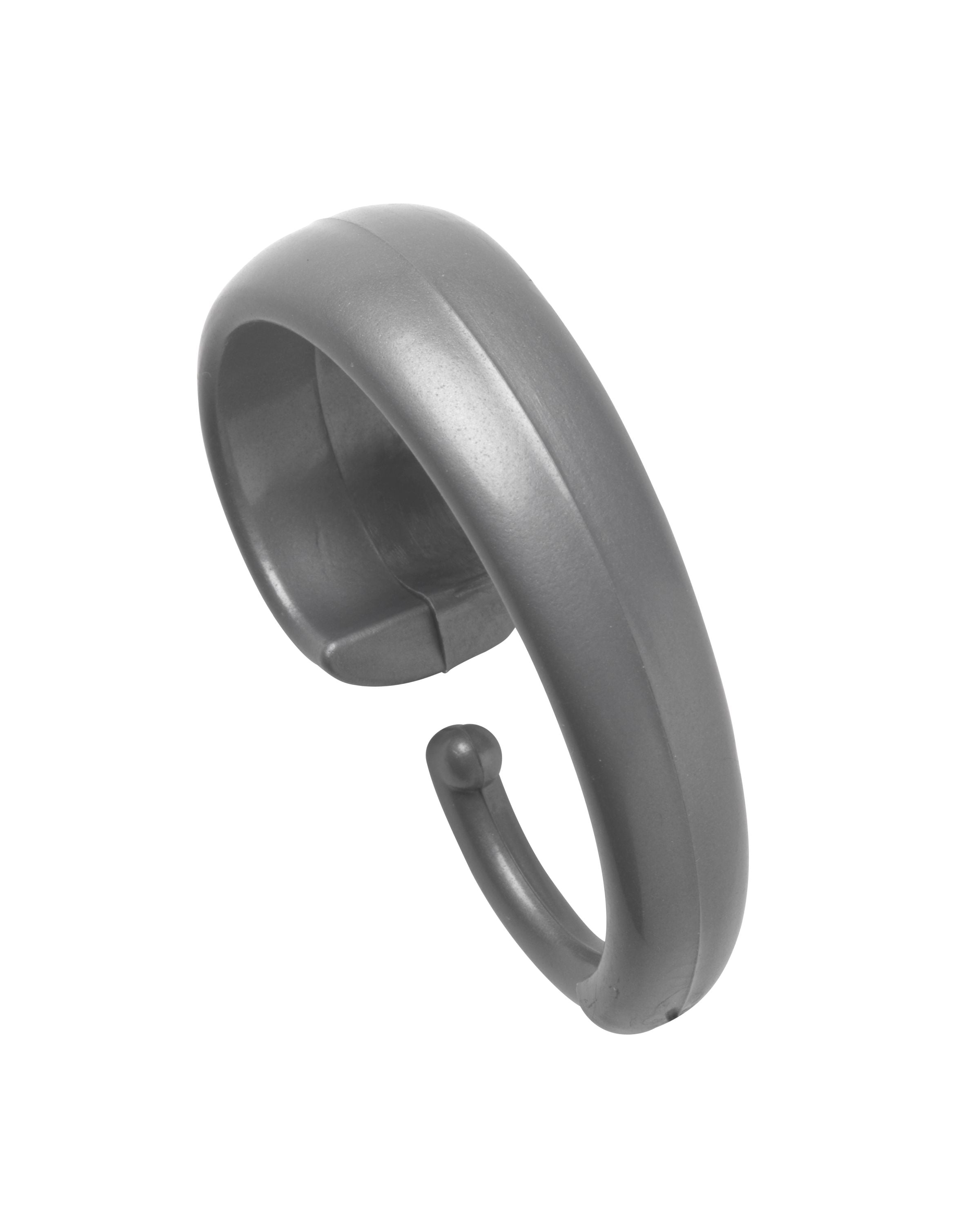 BetterBath Hang Ease Set of 12 "C" Type Plastic Shower Curtain Hooks