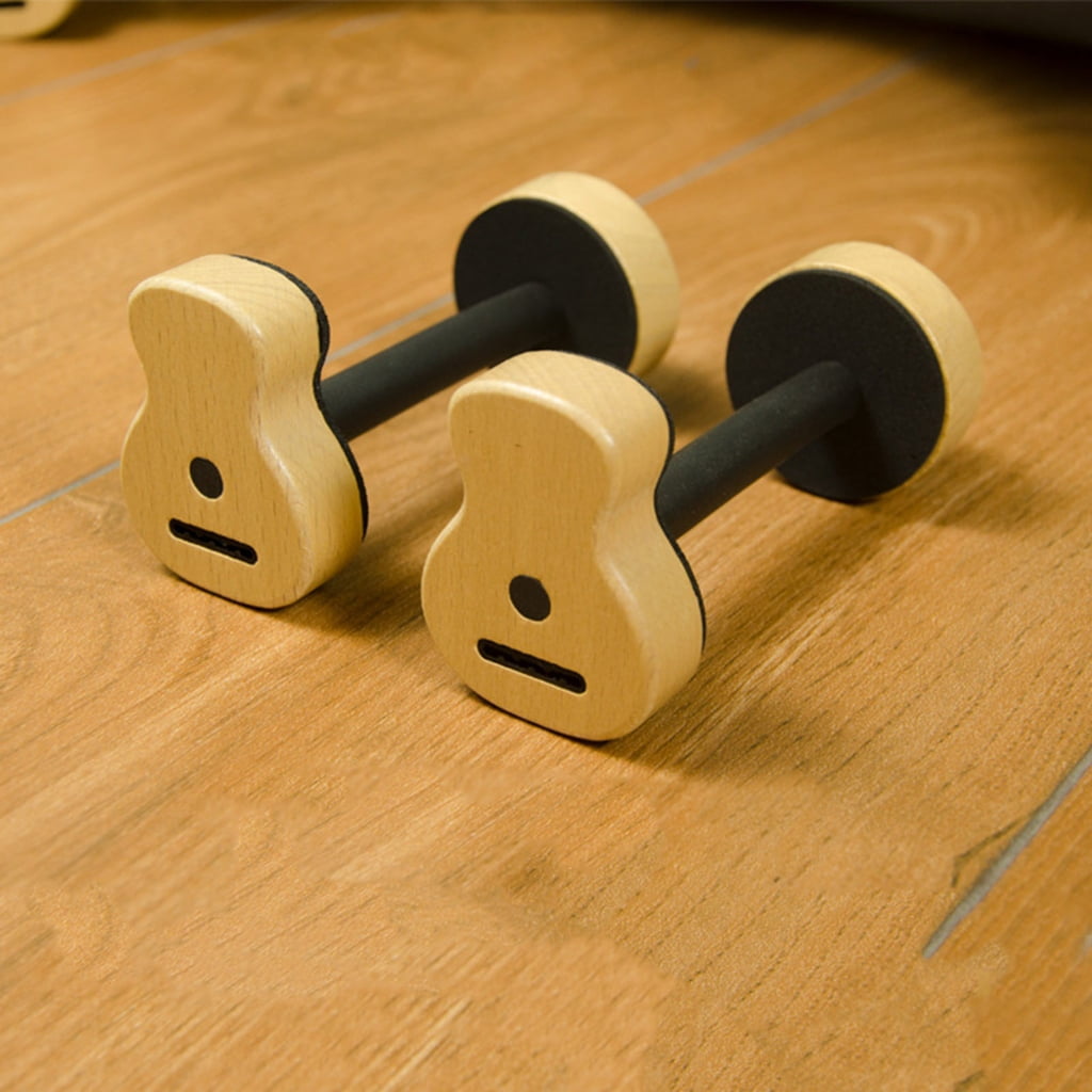 Stable Guitar Display Stand Natural Wood Metal Combo Non Marring Feet Instrument Protection