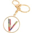 thumbnail image 1 of Letter Keychain,26 Letters A-Z Decorative Letter Keychain,Name Keychain for Women Girls Men Teenager Gift, 1 of 5