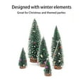 thumbnail image 2 of Wosthever árbol de Navidad atmósferas temáticas en miniatura decoración de Navidad artesanía de plástico adorno de planta accesorio de Kits de decoración para fiestas 15cm Wosthever HA065040-02, 2 of 6