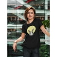 thumbnail image 2 of Lovely Abstract Bunny T-Shirt Women -Image by Shutterstock, Female Large, 2 of 4