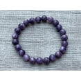 thumbnail image 6 of Lepidolite Crystal Bead Bracelet 8mm, Wholesale Genuine Lepidolite Stretch Gemstone Bracelet, Lepidolite Gift for Men & Women (3), 6 of 9