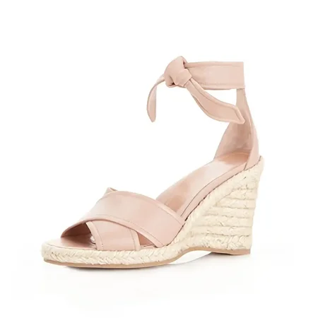 

Women‘s Peep Toe Wedges Sandals Ankle Strap Faux Leather Dress Shoes Valentine‘s Day Shoes