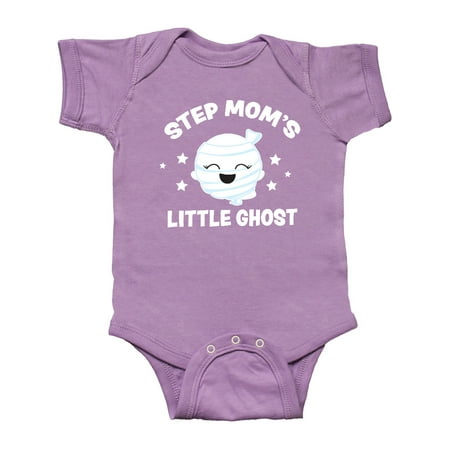 

Inktastic Cute Step Mom s Little Ghost with Stars Gift Baby Girl Bodysuit