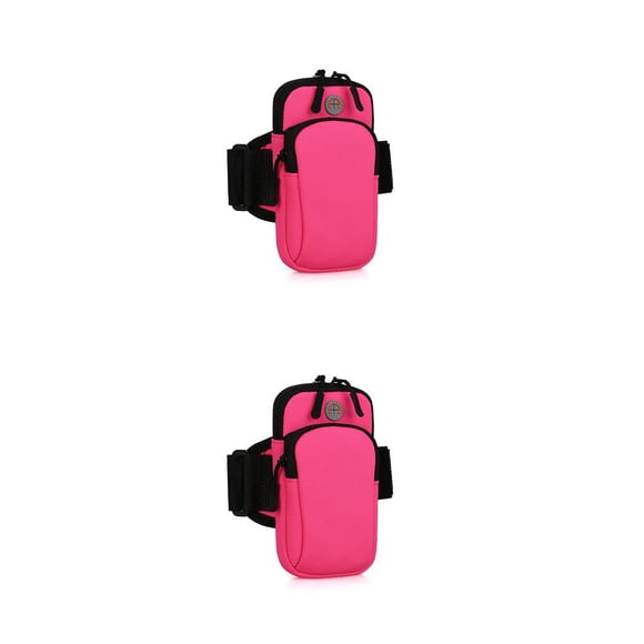 Funda para brazo de teléfono Wosthever Universal impermeable ajustable color verde/azul/negro/naranja/rosa roja