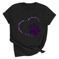 thumbnail image 1 of Meichang T-Shirts de la Saint-Valentin pour Femmes, T-Shirts Graphiques Cœur, Hauts Mignons, T-Shirts de Vacances, Manches Courtes, Col Rond, Mode 2025, 1 of 2