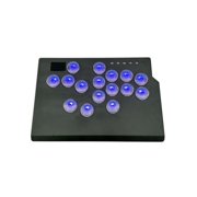 Fight Stick for Arcade Stick for PS4/PS5/Switch Leverless Controller Arcade Stick with RGB Light Turbo Function