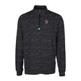 thumbnail image 2 of Men's Cutter & Buck  Black Fresno Grizzlies Big & Tall Traverse Camo Print Stretch Quarter-Zip Pullover Top, 2 of 3
