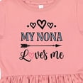 thumbnail image 4 of Inktastic My Nona Grandma Loves Me Girls Girls Toddler Dress, 4 of 5