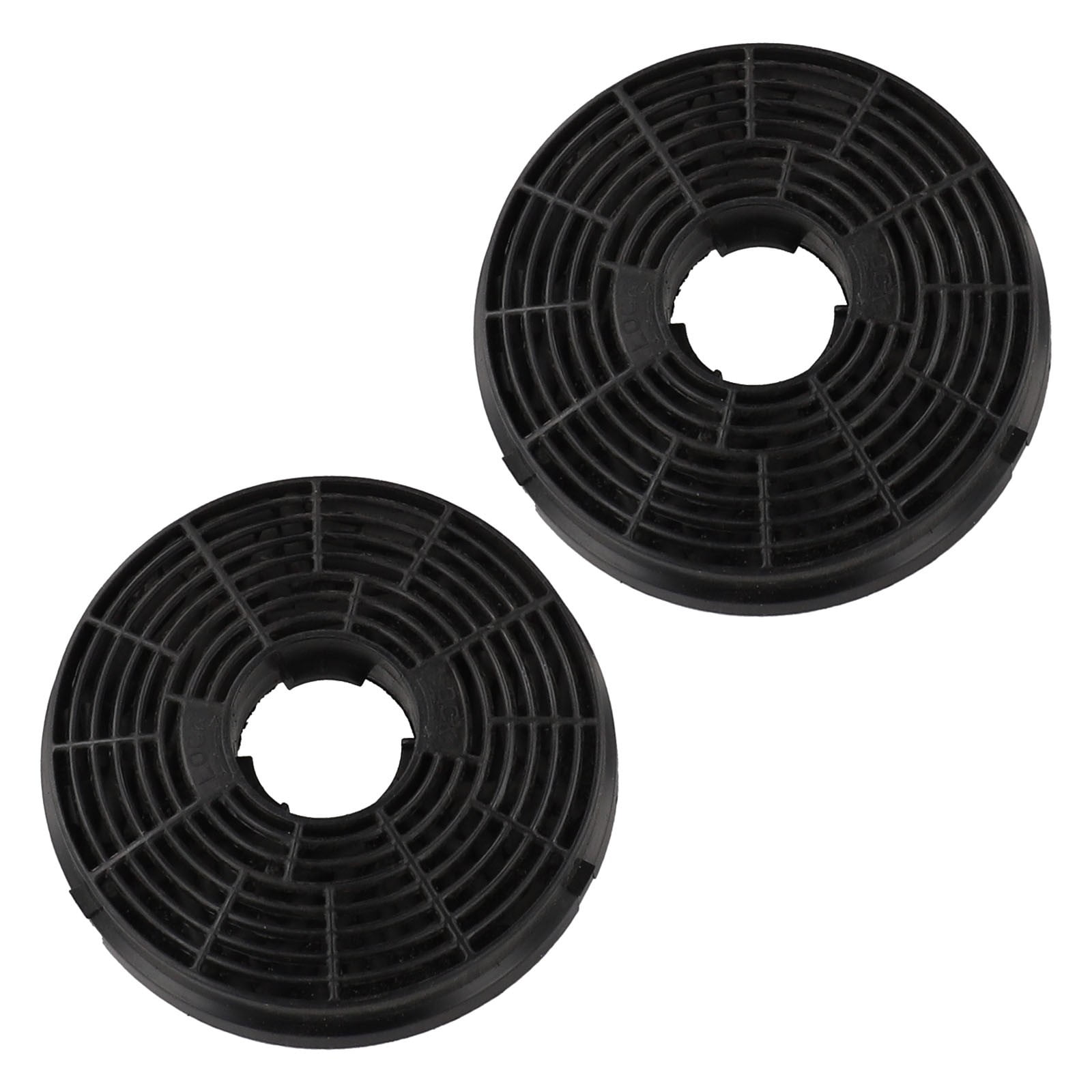 2 Pack Activated Carbon Filter for Range Hood 105x20mm Black Charcoal Replacement Parts Compatible with Most Recirculating and Ducted Kitchen Vents Accessories