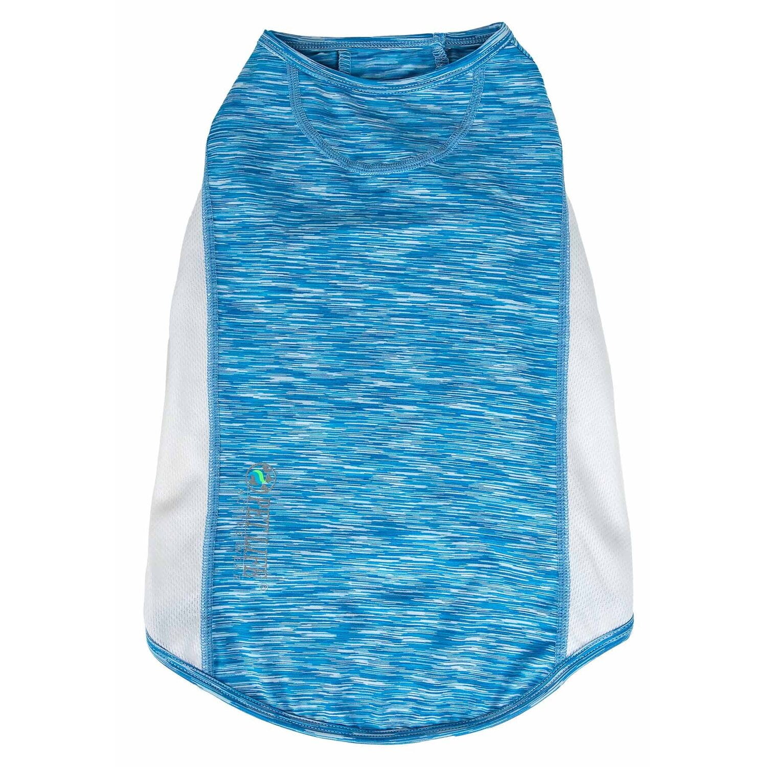 Pet Life ® Active 'Warf Speed' Heathered Ultra-Stretch Yoga Fitness Dog T-Shirt