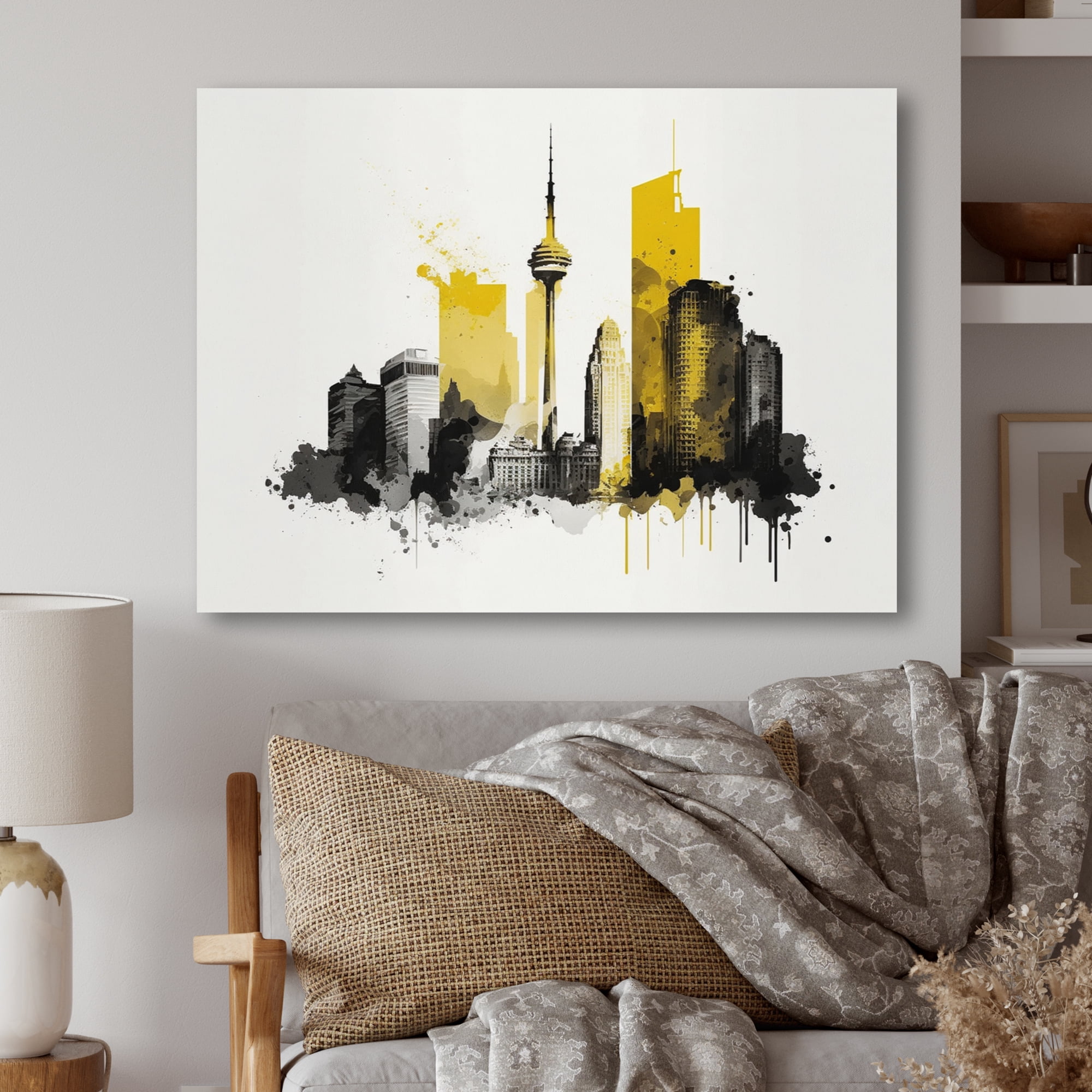 Designart Toronto Skyline VI Canvas Wall Art