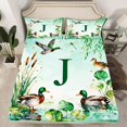 thumbnail image 2 of jejeloiu Country Farmhouse Mallard Queen Sheet Sets,First Letter J Bed Set For Adults 4pcs, 2 of 7