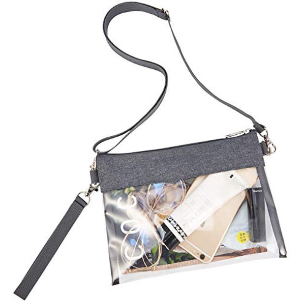 Clear Crossbody Purse Bag Clear Tote Bag with Adjustable Shoulder Strap