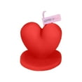 thumbnail image 2 of Lksixu Valentine's Day Scented Candles, 2.8 inch Soy Wax Standing Love Heart Shaped Decorative Candle, Long Lasting Smokeless Candles Romantic Night Scene Layout for Candlelight Dinner Wedding Party, 2 of 9
