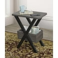thumbnail image 2 of Telephone Stand with Storage, Grey, 2 of 2