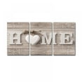 thumbnail image 2 of 3 Piece Canvas Wall Art for Living Room, Heart of Love Home Wall Decorations Print on Canvas Artwork Picture for Home Bedroom Paintings, With Framed (30x45cmx3Pcs), 2 of 7