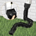 thumbnail image 5 of Downspout Extender Retractable Rain Gutter Drainage Pipe Down Spout Drain Extensions Black, 5 of 5