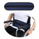 thumbnail image 1 of 1 cinturón de seguridad para silla de ruedas, correas de sujeción médica, arnés de seguridad para el cuidado de los pacientes, correa para silla abdominal para ancianos (azul), 1 of 5