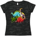 thumbnail image 3 of Inktastic Cute Dinosaurs Women's T-Shirt, 3 of 5