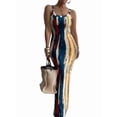thumbnail image 3 of Women'S Summer Long Dress Casual Slip Slim Sleeveless Bodycon Maxi Dresses Tree Stick Flower L, 3 of 7
