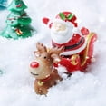 thumbnail image 3 of Windfall 1pcs Christmas Miniature Figurines Mini Santa Clause Ornament Xmas Micro Landscape Christmas Tree Snowman Reindeer Gift for DIY Fairy Garden, 3 of 8