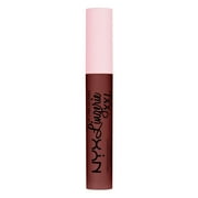 NYX Professional Makeup Lip Lingerie XXL Smooth Matte Liquid Lipstick, 16hr Longwear, Deep Mesh, 0.13 fl oz