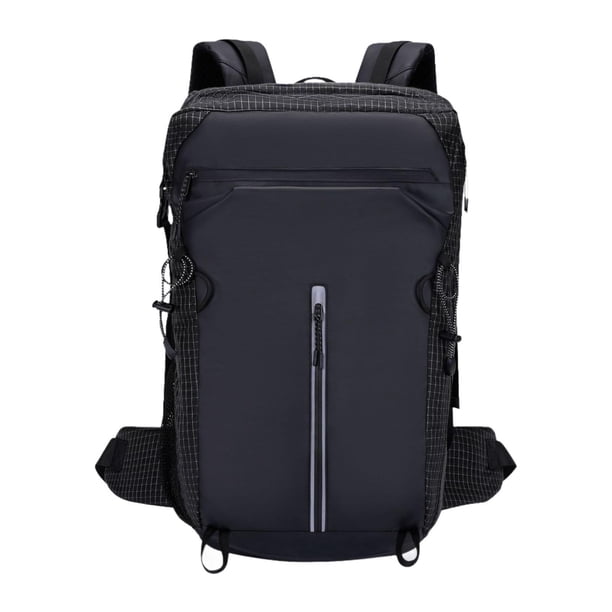 Mochila de senderismo DYNWAVEMX elegante transpirable expandible portátil Negro
