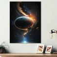 thumbnail image 2 of Designart Deep Planet Eclipse V Canvas Wall Art, 2 of 5