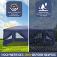 thumbnail image 5 of Hassch Canopy, 10x20ft Portable Tent with Carry Bag for Outdoor Events, Patio, Backyard, Party, Blue, 5 of 10
