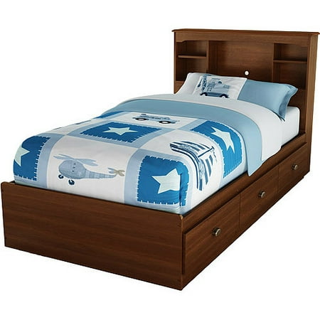 - South Shore Willow Twin Bed & Headboard Set, Multiple Finishes