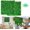 Green, variant on Artificial Boxwood Wall Panels – 24 Pack 20 x 20 in Green Hedge Panels, 1.6 in Thick UV-Resistant Faux Grass Privacy Fence for Indoor and Outdoor Decor