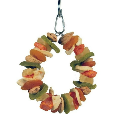 UPC: 0644472012392 | A&E Cage 001445 Happy Beaks Deluxe Fruit Ring Toy  Multicolor
