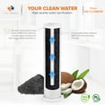 thumbnail image 4 of Aquaboon Coconut Shell Water Filter Cartridge | Activated Carbon Block CTO | Universal Whole House 5 Micron 20 inch Cartridge | Compatible with EPM-20, CB-20, 155783-43, FC25B 4-PACK, 4 of 8