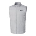 thumbnail image 2 of Men's Cutter & Buck Gray UCF Knights Citronaut Stealth Hybrid Quilted Windbreaker Full-Zip Vest, 2 of 3