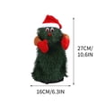 thumbnail image 3 of Fiudx Muñeco Navideño de Papá Noel, Juguete Musical Bailarín, Alegre Papá Noel Rojo, Decoración Festiva, Regalo de Año Nuevo, Alegría Navideña, Funciona con Pilas, Divertido para Celebraciones Famili, 3 of 5