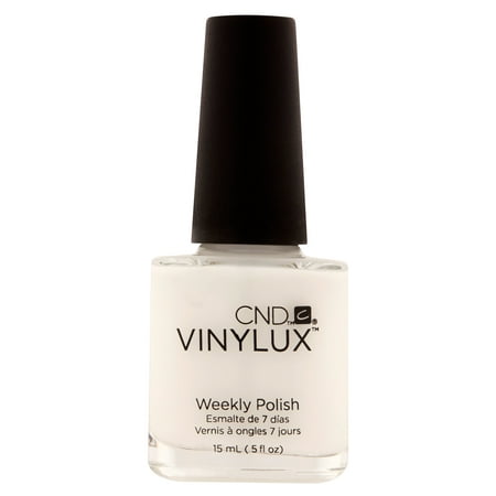 CND Vinylux Weekly Nail Polish, Cream Puff, 0.5 Fl (Best White Nail Polish For Fair Skin)
