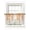 Orange, variant on Teal Ombre Botanical Sheer Kitchen Tier Curtains 24 Inch length, Rod Pocket Half Curtains Short Drapes, Watercolor Pastoral Leaf Light Filtering Chiffon Small Window Treatments 2 Panels 27.5"W x 24"L
