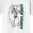 thumbnail image 2 of G.I. Joe Storm Shadow Men's White Crew Neck Short Sleeve T-shirt-XL, 2 of 3