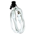 thumbnail image 1 of Cable de iluminación Jandorf 60138 de 1,8 m, blanco con conector de clip, 1 of 1