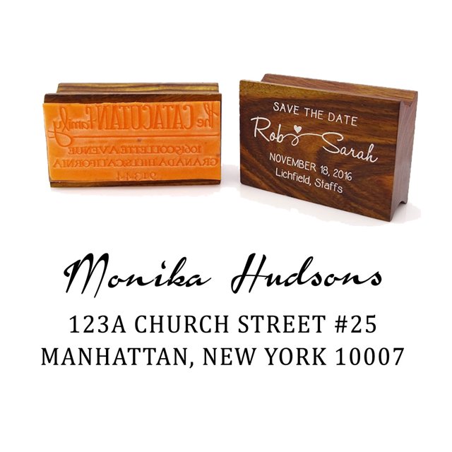 Custom Self Inking Return Address Stamp Personalized Wedding Invite Stamp Proposal Gift Idea