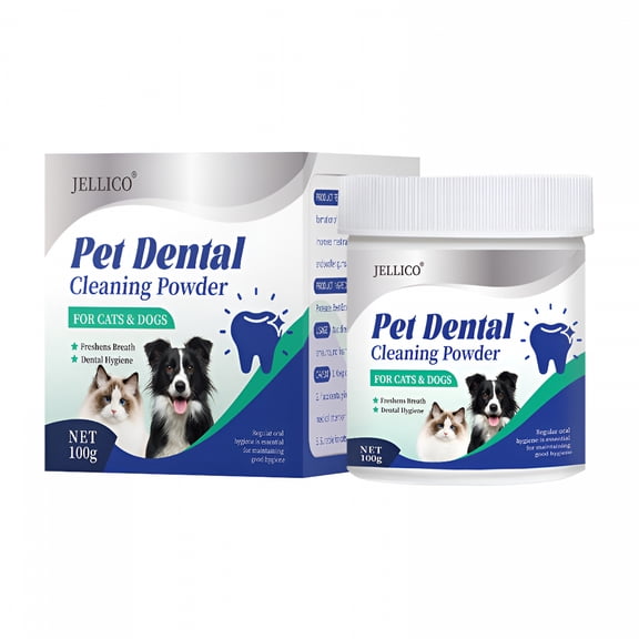 RAGUPEL Dog Teeth Cleaning Powder 139G Fights Plaque & Tartar Freshens Breath for Dogs of All Breeds and Ages Easy to Use Dog Dental Powder Dental Powder for Dogs Teeth