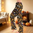 thumbnail image 3 of Stamzod Pajama Pants for Women Pumpkin Ghost Bat Print Drawstring Sleep Pants Casual Loose Comfy Pants 2026 Halloween Pajamas XXL, 3 of 7