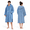 Blue-One Size, variant on Hooded Beach Changing Poncho, Soft Plush Surf Towel Robe, Blue, One Size